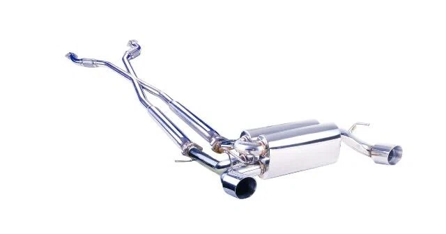 XFORCE Exhaust ES-N350Z-CBS - 304 SS Cat-Back Exhaust System w_ Split Rear Exit